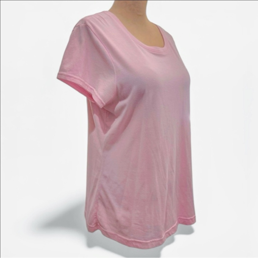 Danskin Now  Short Sleeve T-Shirt Bubblegum Barbie Pink Women’s Size XXL NWOT